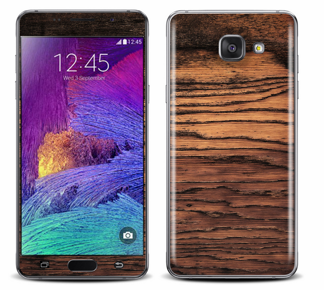 Galaxy A3 2016 Wood Grains