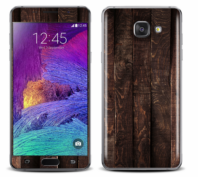 Galaxy A3 2016 Wood Grains