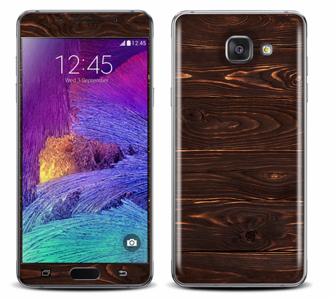 Galaxy A3 2016 Wood Grains