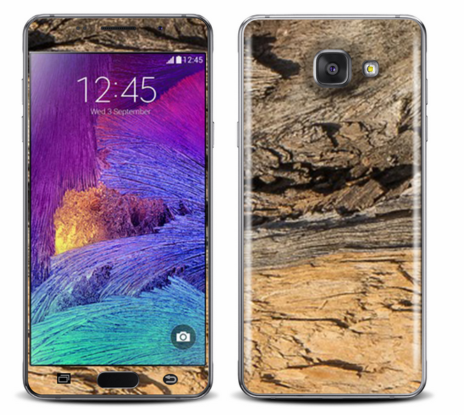 Galaxy A3 2016 Wood Grains