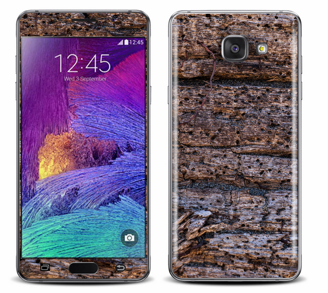 Galaxy A3 2016 Wood Grains