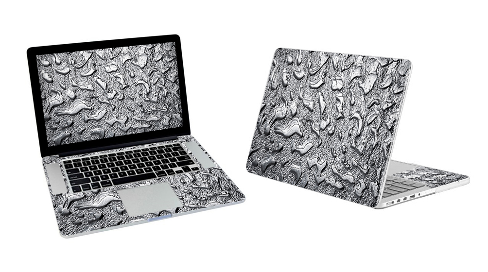 MacBook Pro 17 Metal Texture - MobSKINZ
