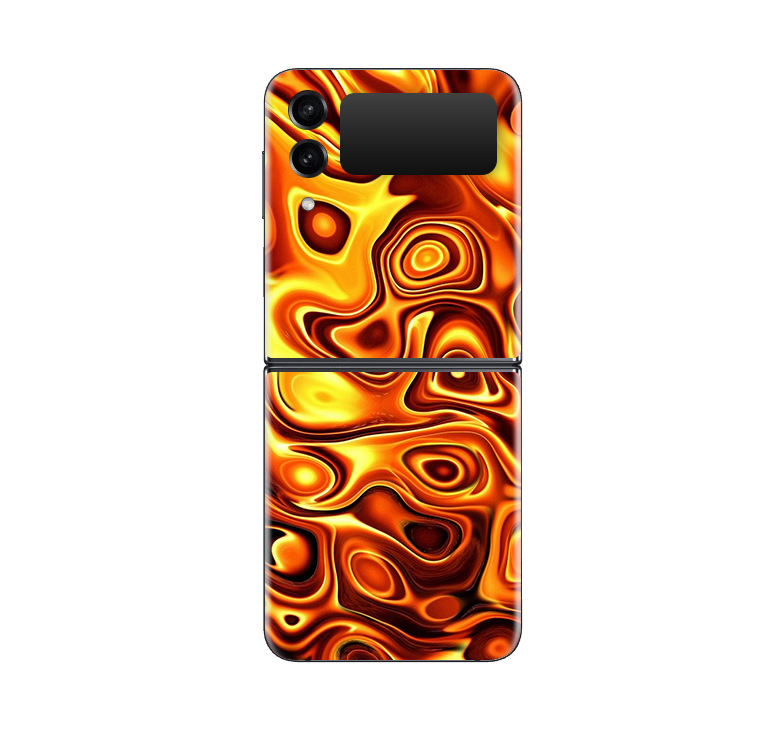 Galaxy Z flip 4 Orange