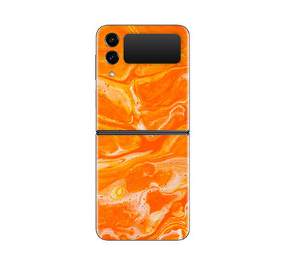 Galaxy Z flip 4 Orange