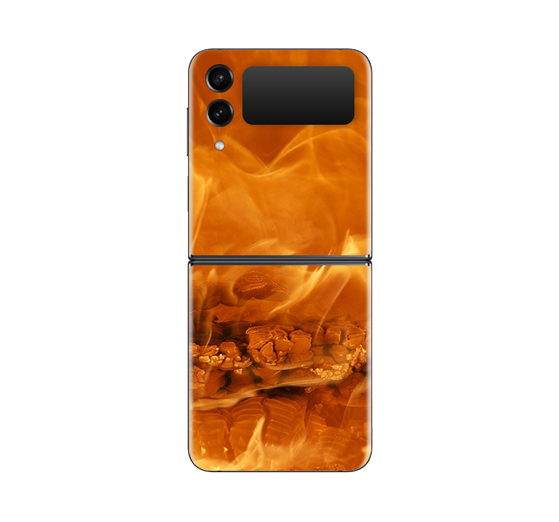 Galaxy Z flip 4 Orange