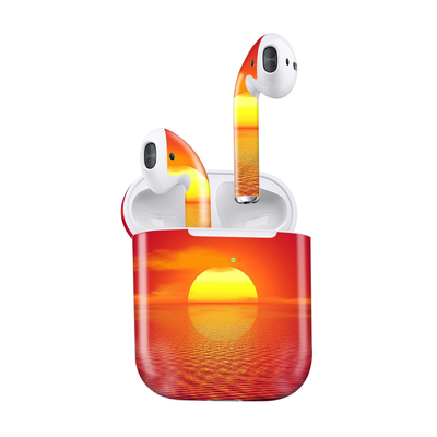 Apple Airpods 2nd Gen Wireless Charging Orange