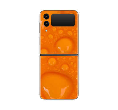 Galaxy Z flip 4 Orange