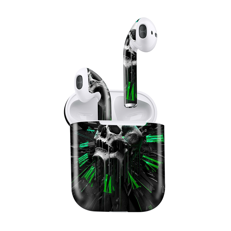 Apple Airpods 2nd Gen Wireless Charging Skull