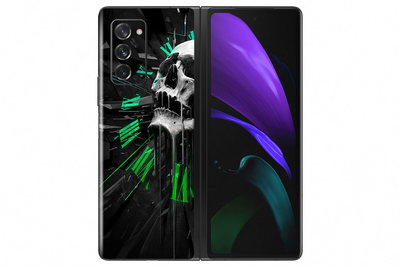 Galaxy z Fold 2 Skull