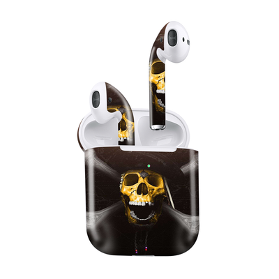 Apple Airpods 2nd Gen Wireless Charging Skull