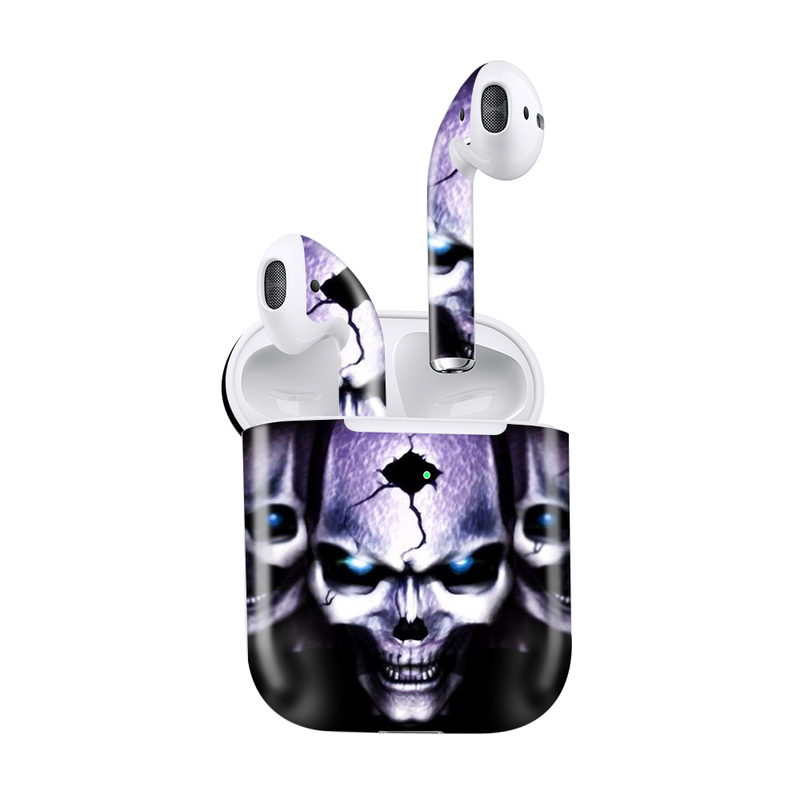 Apple Airpods 2nd Gen Wireless Charging Skull