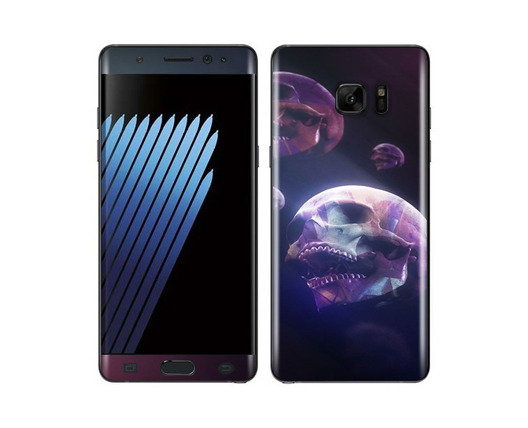 Galaxy Note 7 Skull