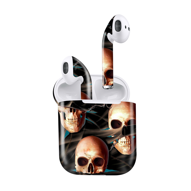 Apple Airpods 1st Gen Skull