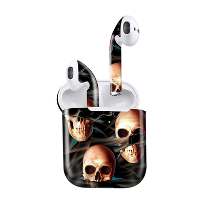 Apple Airpods 2nd Gen Wireless Charging Skull