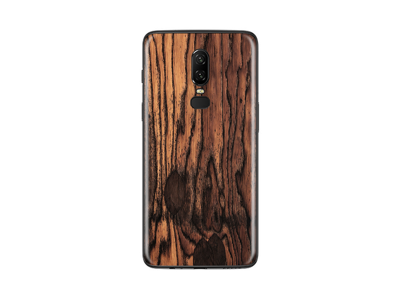 OnePlus 6 wood Grains