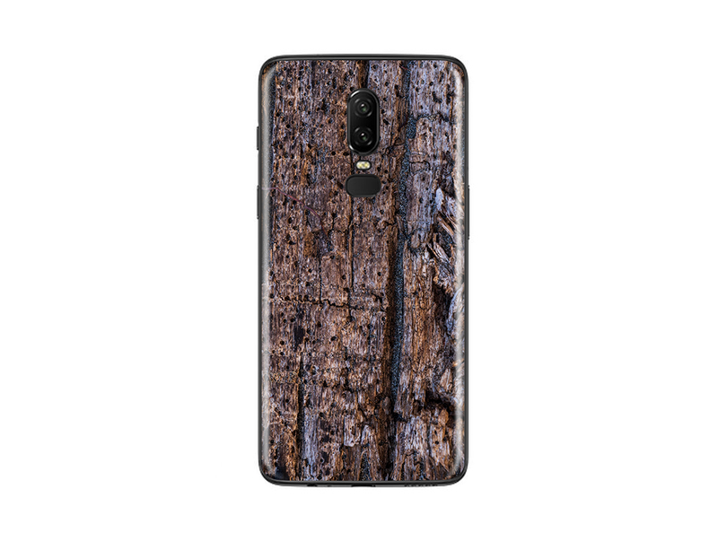 OnePlus 6 wood Grains