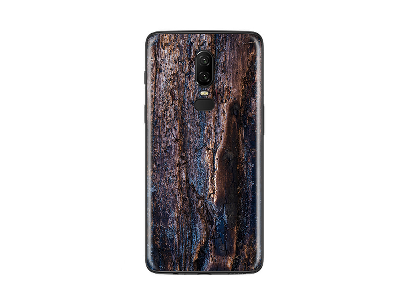 OnePlus 6 wood Grains