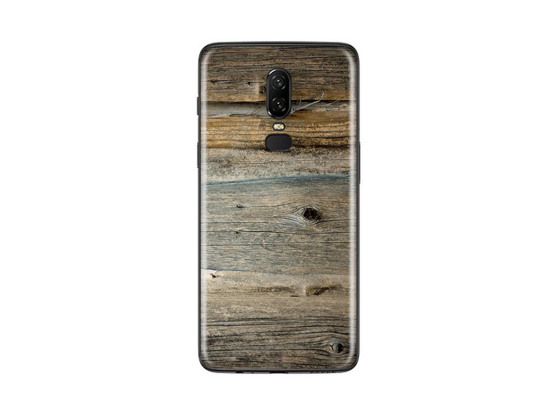 OnePlus 6 wood Grains