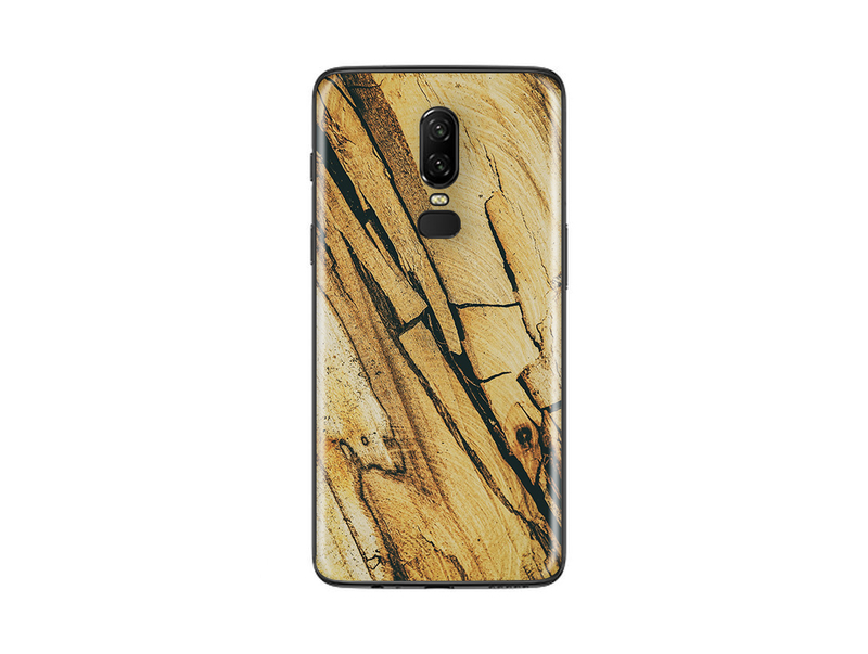 OnePlus 6 wood Grains