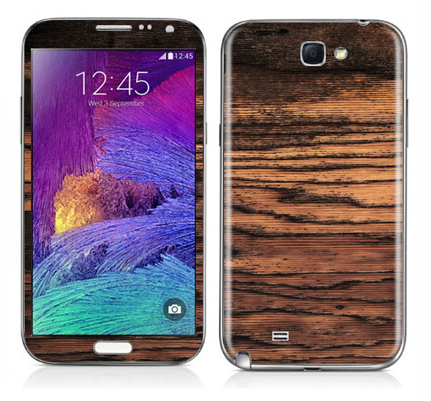 Galaxy Note 2 Wood Grains