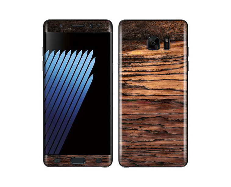 Galaxy Note 7 Wood Grains