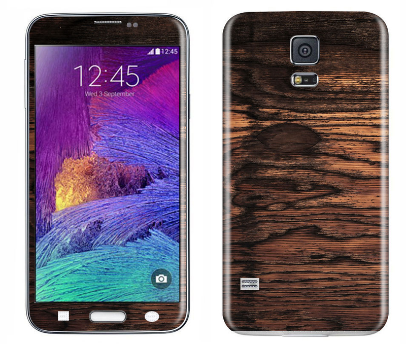 Galaxy S5 Wood Grains