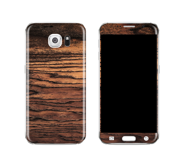 Galaxy S6 Wood Grains