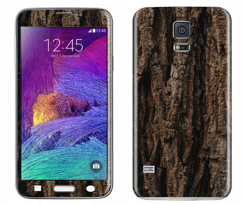 Galaxy S5 Wood Grains