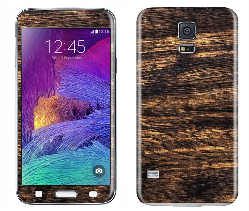 Galaxy S5 Wood Grains