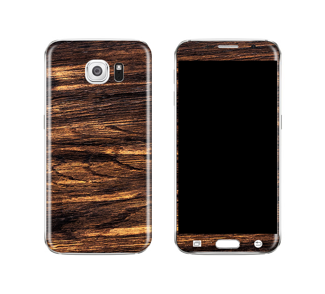 Galaxy S6 Wood Grains