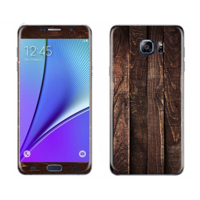 Galaxy Note 5 Wood Grains