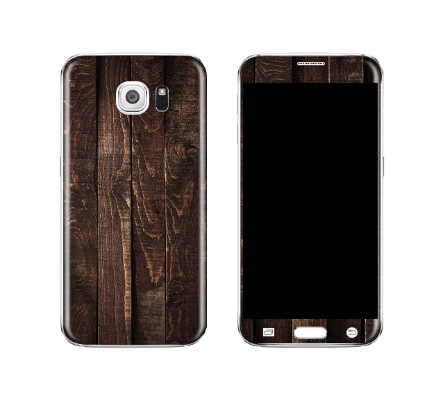 Galaxy S6 Wood Grains