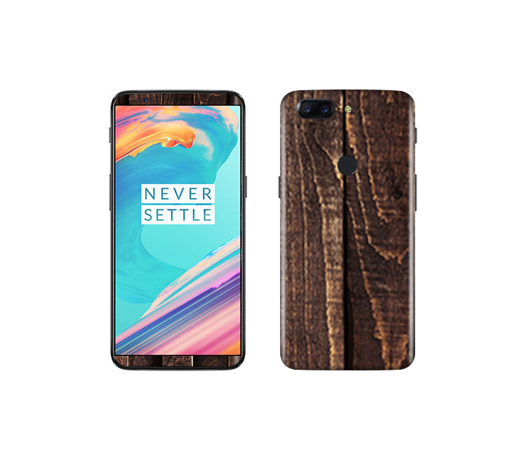 OnePlus 5T Wood Grains