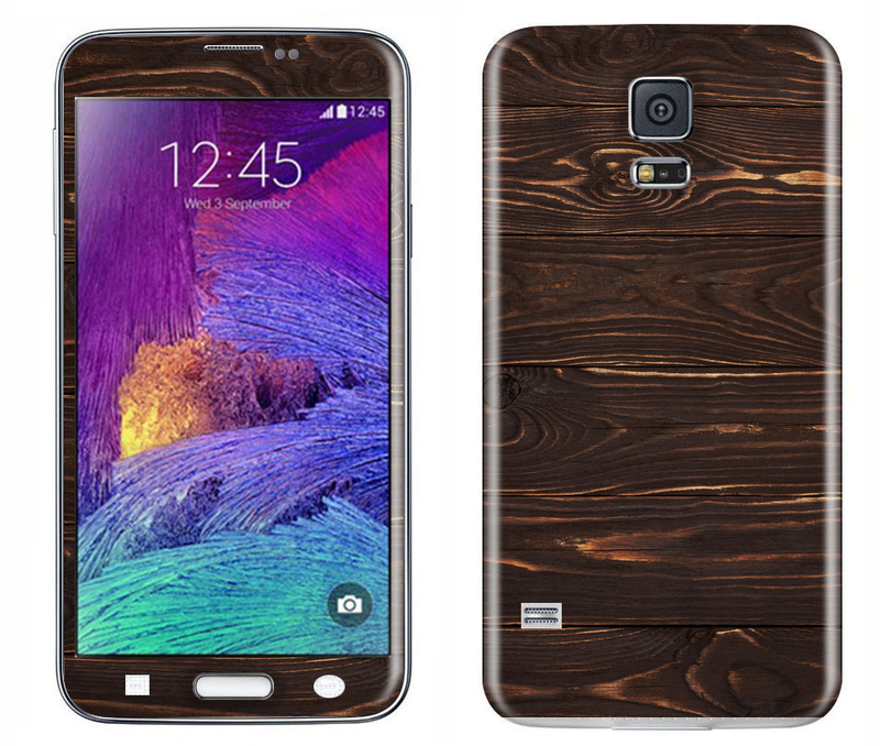 Galaxy S5 Wood Grains