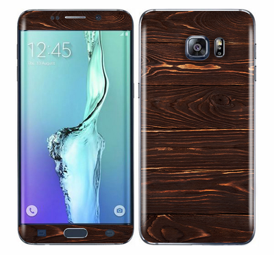 Galaxy S6 Edge Wood Grains
