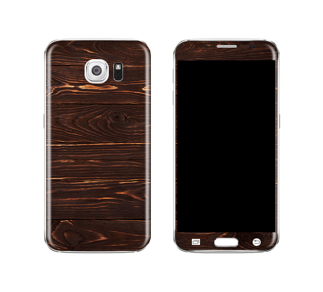 Galaxy S6 Wood Grains