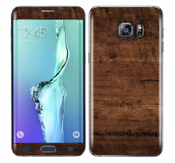 Galaxy S6 Edge Wood Grains