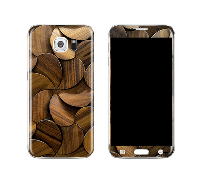 Galaxy S6 Wood Grains