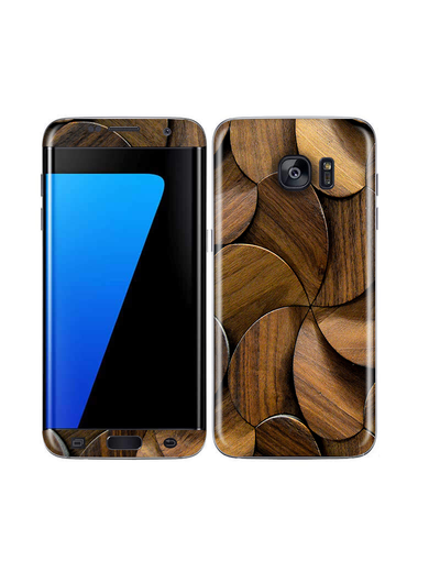 Galaxy S7 Edge Wood Grains