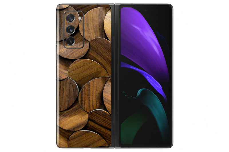 Galaxy z Fold 2 Wood Granis