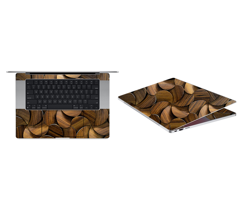 MacBook Pro 16 Late 2021 Wood Grains