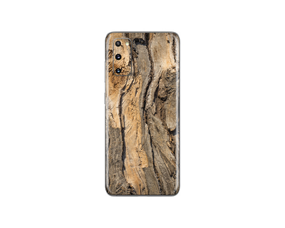 Galaxy S20 Wood Grains