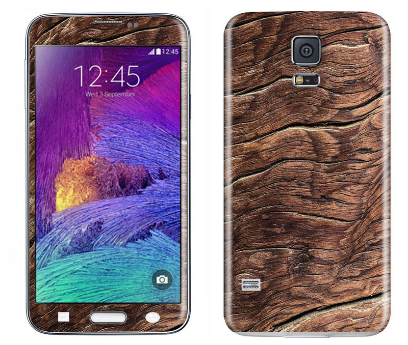 Galaxy S5 Wood Grains