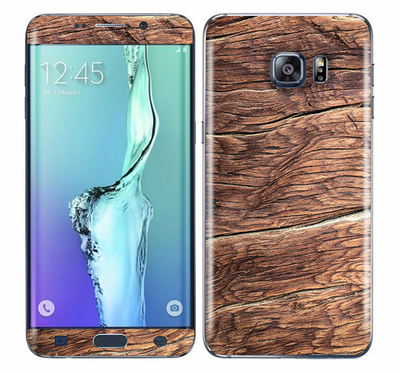 Galaxy S6 Edge Wood Grains