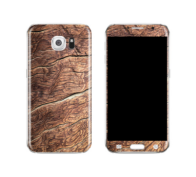 Galaxy S6 Wood Grains