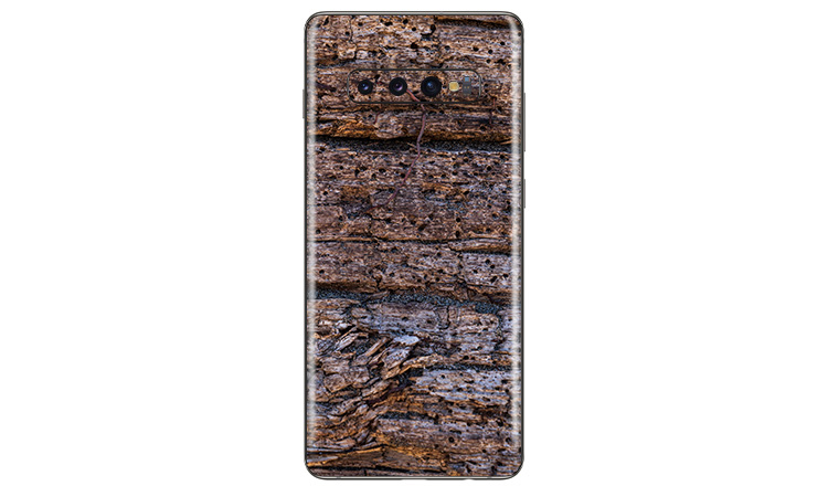 Galaxy S10 Plus Wood Grains