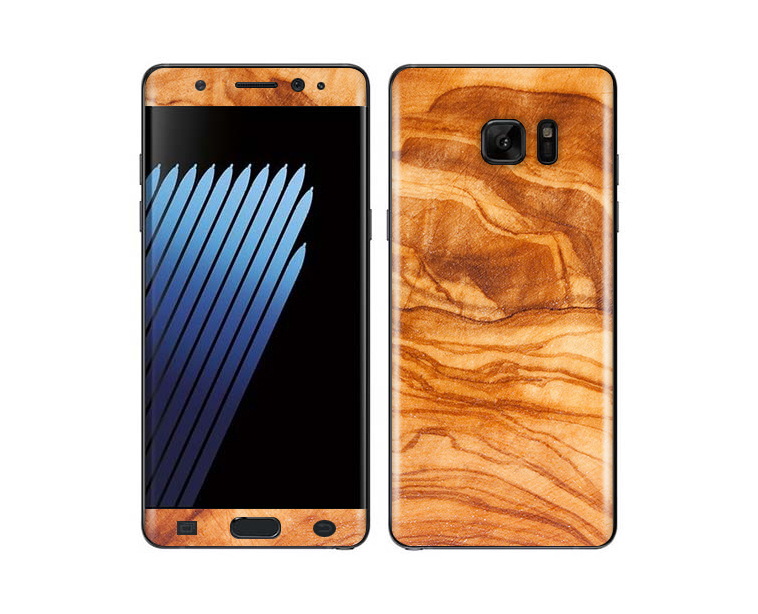 Galaxy Note 7 Wood Grains