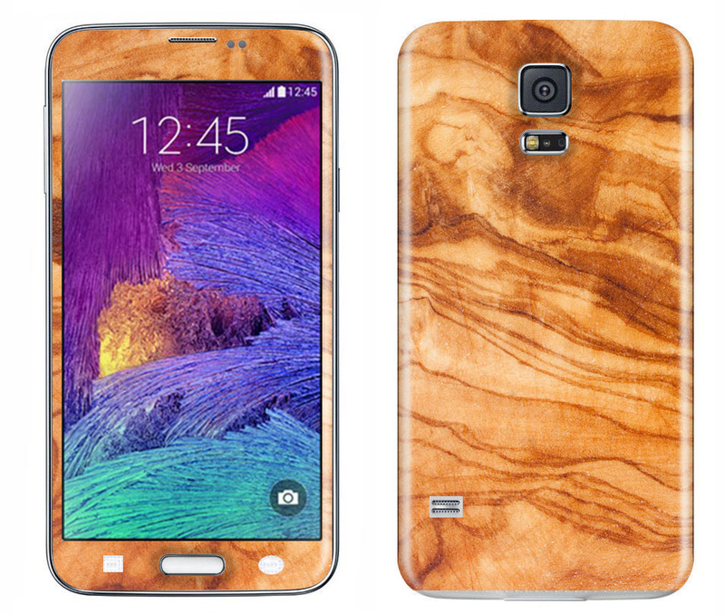 Galaxy S5 Wood Grains