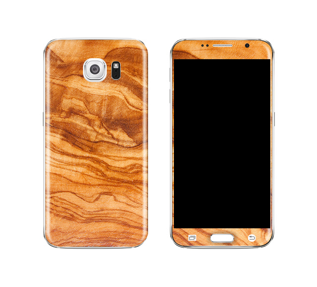 Galaxy S6 Wood Grains