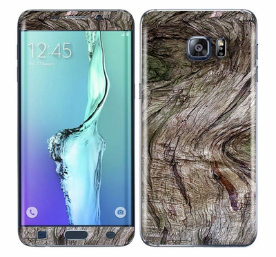 Galaxy S6 Edge Wood Grains